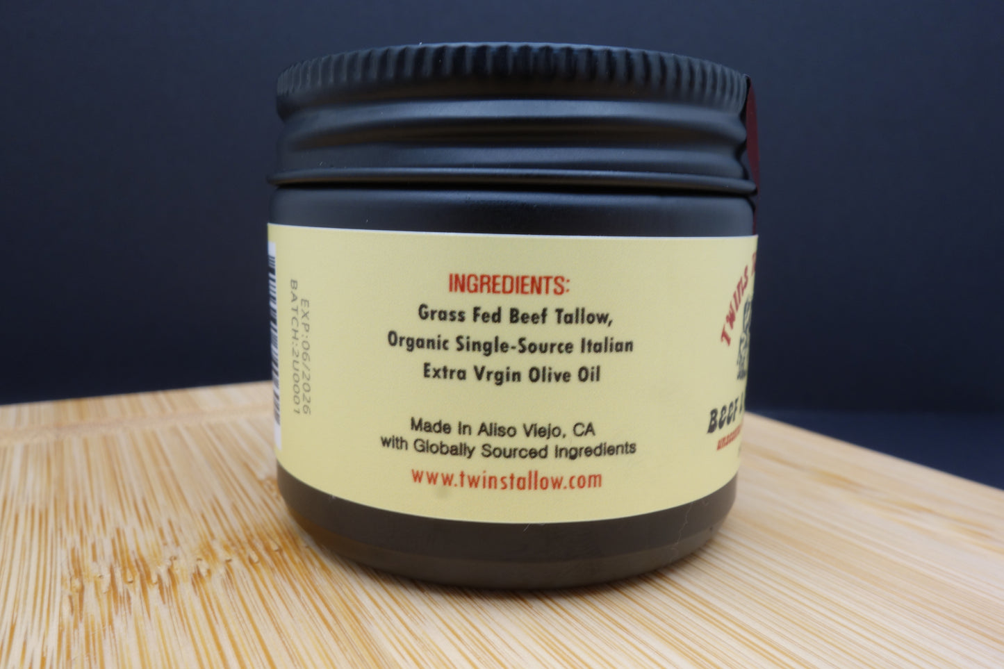 Beef & Cheeks Unscented Tallow Balm 2oz